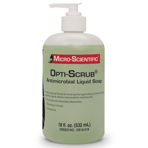 Opti-Scrub Liquid Antimicrobial Skin Cleanser - 18oz Pump